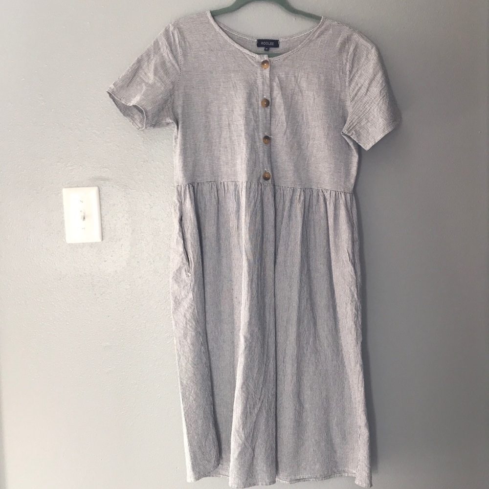 Roolee striped dress size medium